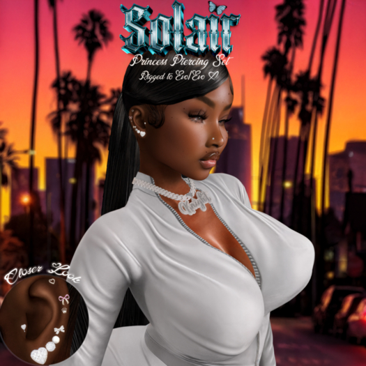 *$olair* Princess Piercings Set