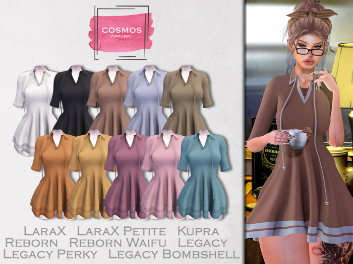 [COSMOS] Marla Mini Dress / 10 Colors Fatpack Demo