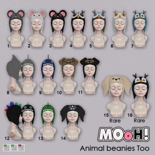 MOoH! Animal beanies Too Fatpack (Add)