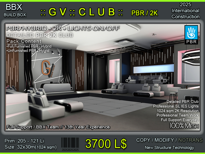 PBR CLUB - GV - New !