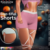 Pixinity - Boo-tiful Shorts - Unique 20 Color PBR ready - Strappy Shorts with Flowers - custom Tinting