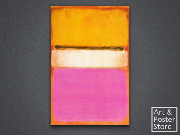 WHITE CENTER | Mark Rothko Abstract Painting | Canvas Wall Panel 