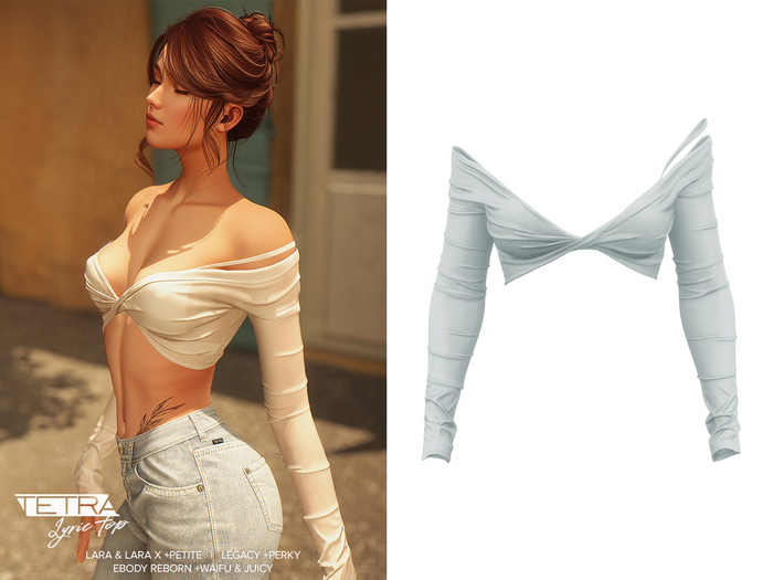 TETRA - Lyric Top & Bra (Mint)