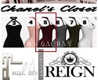 REIGN.- Chanel No2 Dress (Maitreya) CHERRY- #5