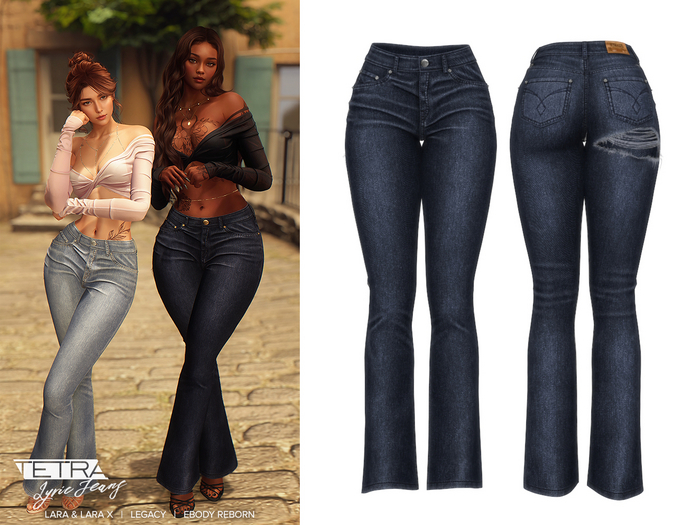 TETRA - Lyric Flare Jeans (Midnight)