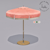Celia Parasol – Retro Beach Umbrella | Texture Change | PBR | Copy/Mod