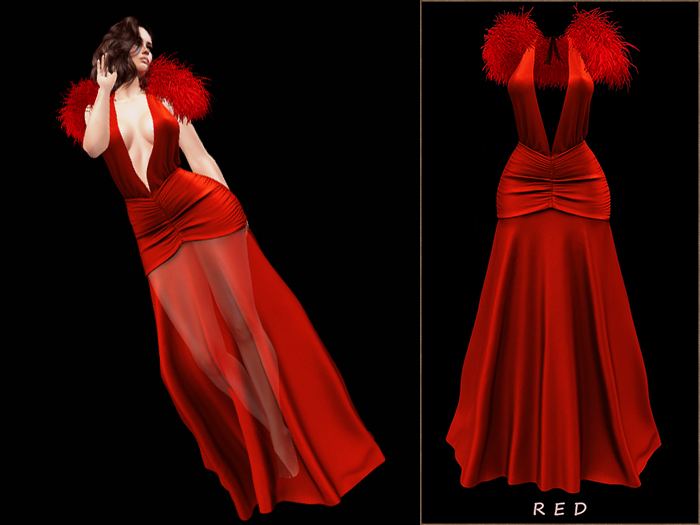 GGVG BEIRA GOWN RED