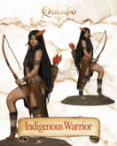 Indigenous Warrior *Quilombo Historical Decor*