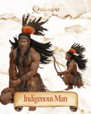 Indigenous Man *Quilombo Historical Decor*