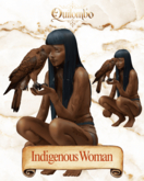 Indigenous Woman *Quilombo Historical Decor*