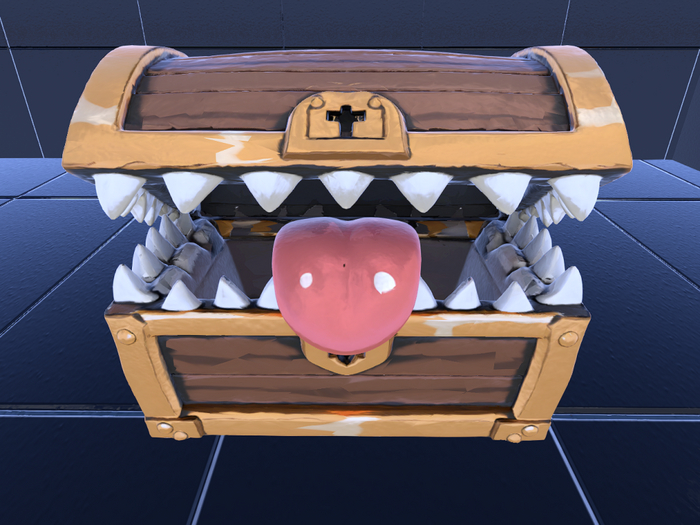 Evil Mimic Chest Figure