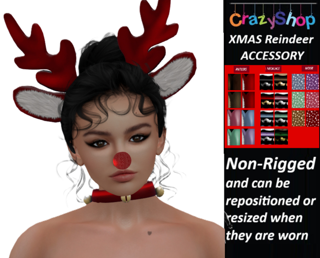 Crazy XMAS Reindeer ACCESSORY