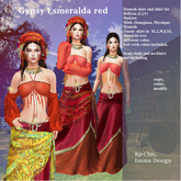 RP-Chic Gypsy Esmeralda red