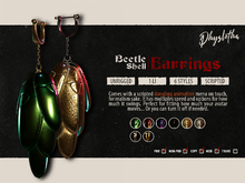Beetle Shell Earrings PBR/NonPBR