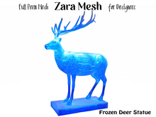 ZM PBR Winter Frozen Deer Statue FULL PERM MESH