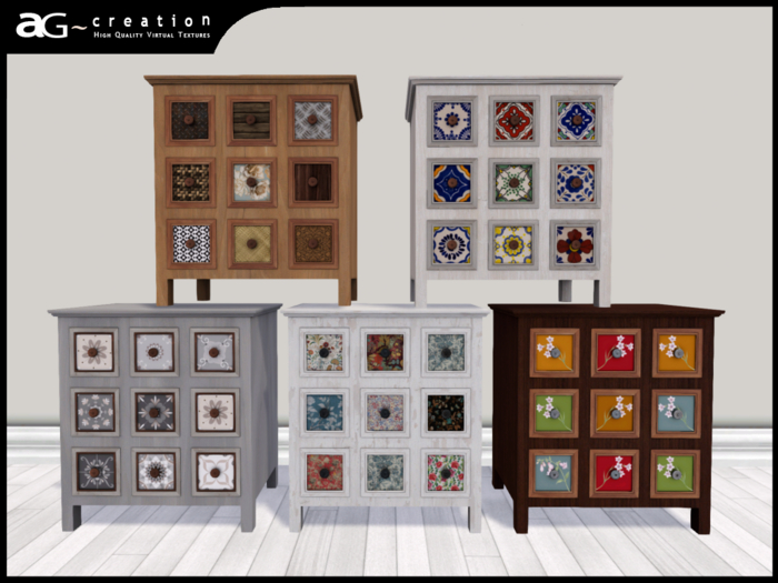 ~AG~ Creation ~ Drawer cabinets