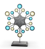 Trompe Loeil - Hammered Silver Snowflake