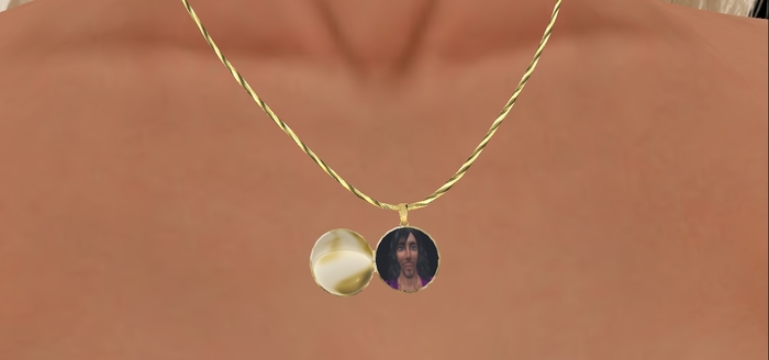 TM Petite Gold Photo Locket Necklace - Add your Pics!