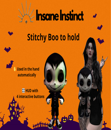  Stitchy Boo  to hold