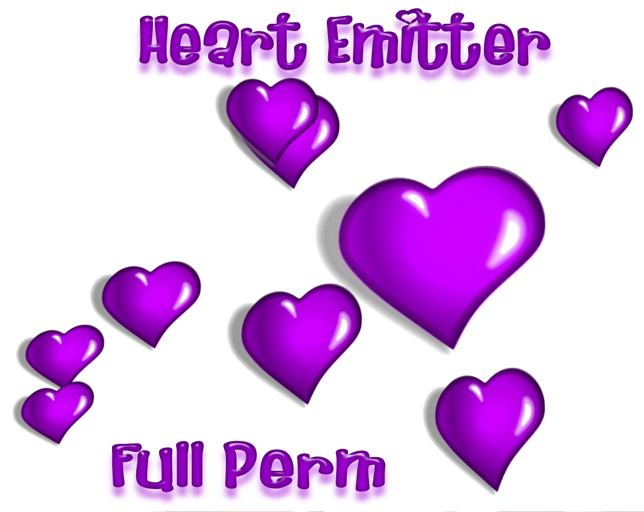 FULL PERM Purple Heart Emitter for Builders