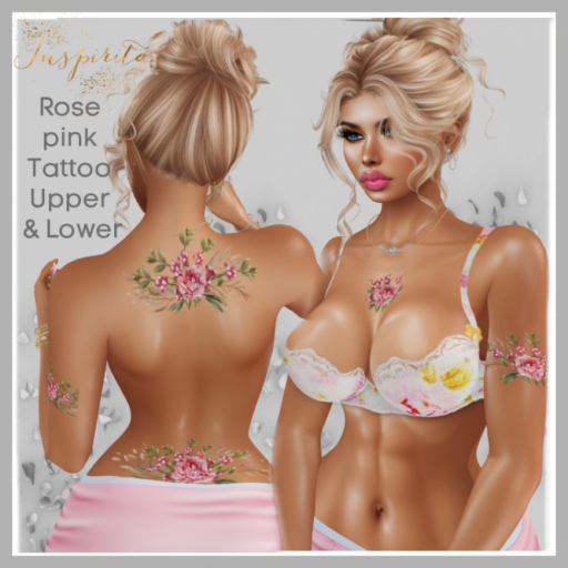 Inspirito: Roses back tattoo ADD! NEW