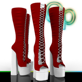 Cord Boots Heels
