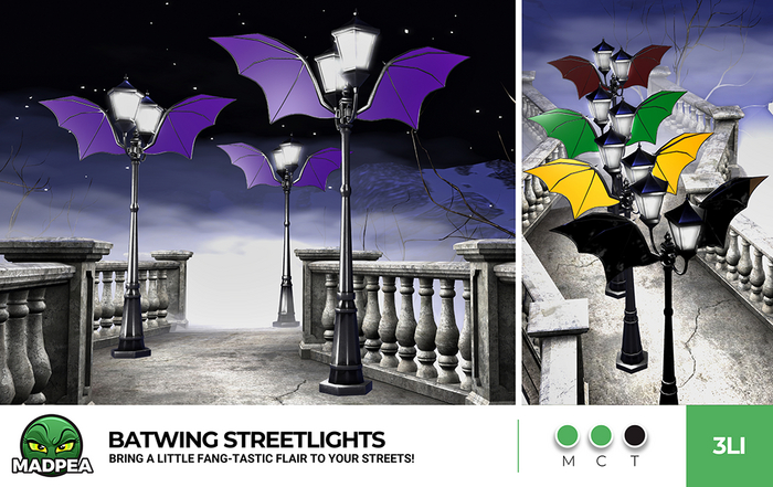 MadPea Batwing Streetlights