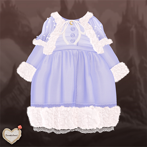 Toadstool . Esme Dress . Blue