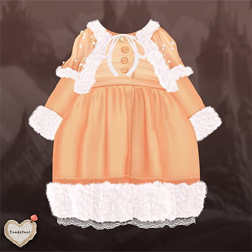 Toadstool . Esme Dress . Orange