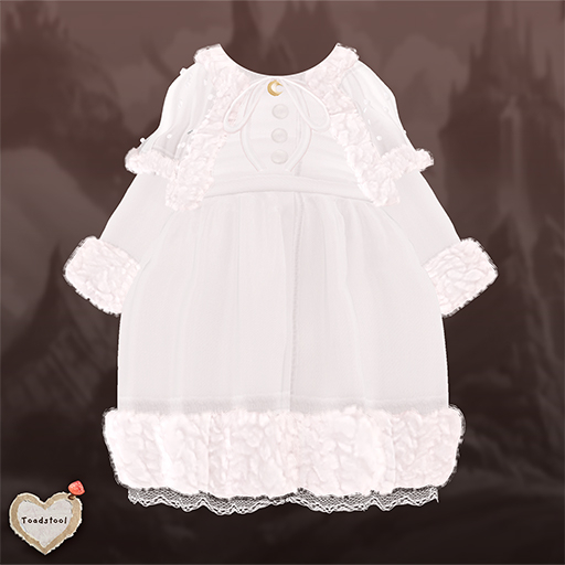Toadstool . Esme Dress . White