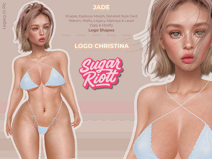 *Sugar Riott* Jade Shape - Logo Head