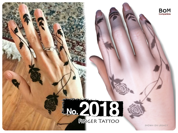 (Finger Tattoo) No.2018