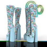 Cord Boots Heels