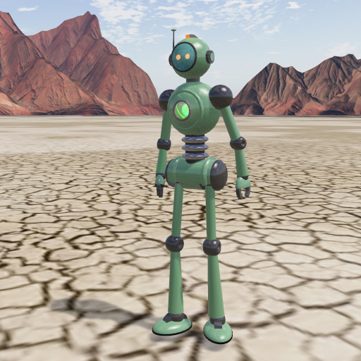 RetroFuture Robot Green