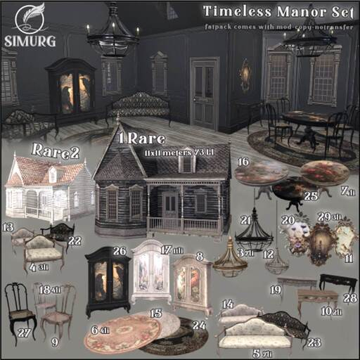 18. Simurg - Timeless Manor Set - Chair C