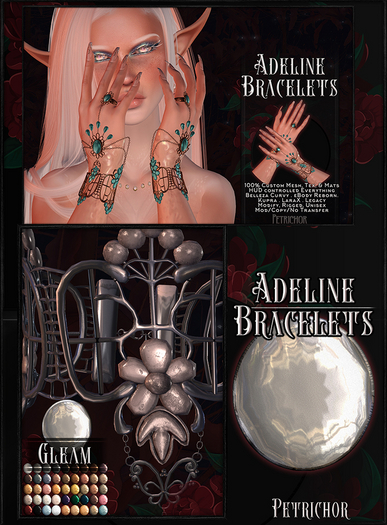 :[P]:- Adeline Bracelets - Gleam