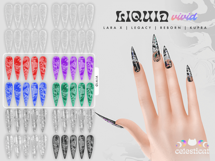 [Celesticat] Liquid Nails - Vivid