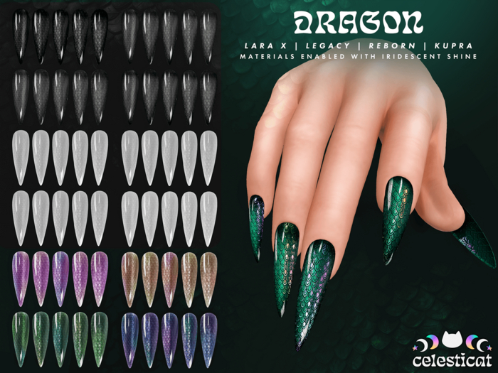 [Celesticat] Dragon Nails - Shift