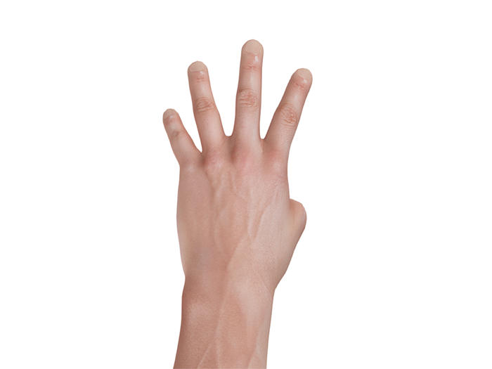 [STAIN] Hand pose #4