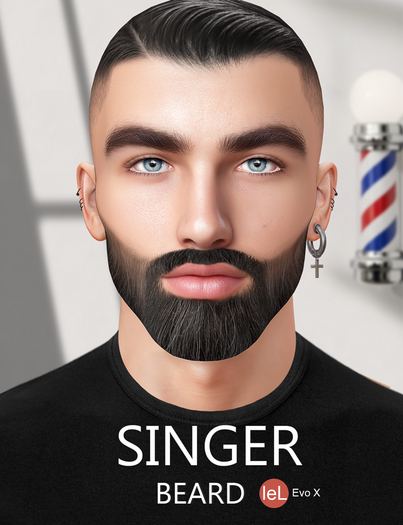 [Fatal Seduction] Singer Beard - [Black]