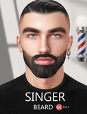 [Fatal Seduction] Singer Beard - [Black]