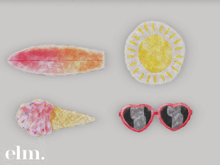 Elm. Summertime Rugs//Beach Days [PACK #1]