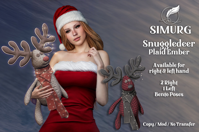 Simurg - Snuggledeer - Plaid Ember