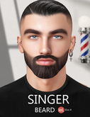 [Fatal Seduction] Singer Beard - [Brown]