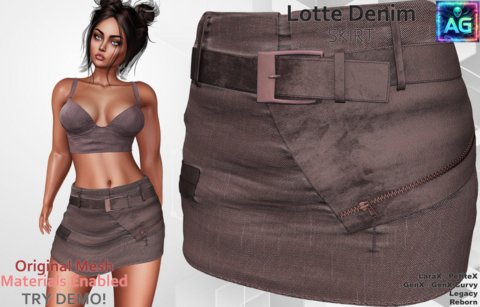 Lotte Skirt Denim Set 6