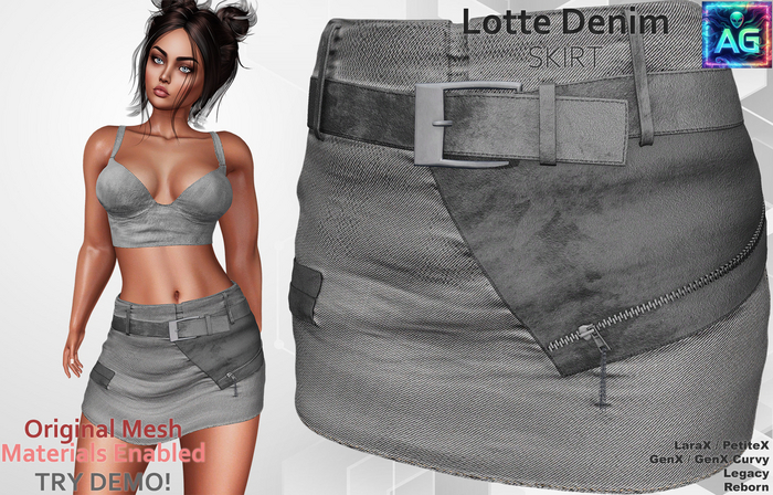 Lotte Skirt Denim Set 7