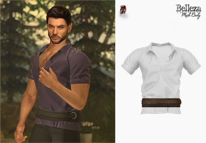 (Stitched) Marl - White