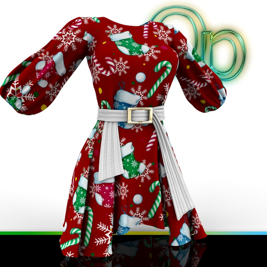 Christmas Santa Belt Dress