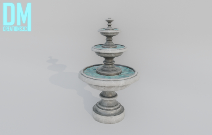Fountain B01 Full Perm Mesh