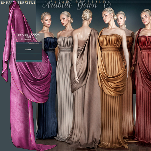 .ET. Arabella V2 Drape (add me!) Magenta
